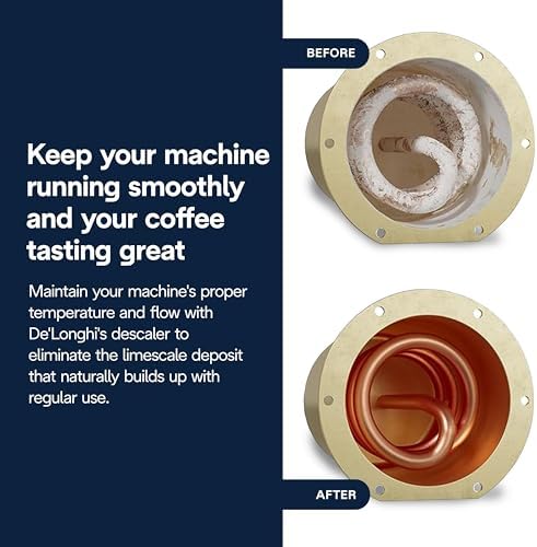 De'Longhi EcoDecalk Universal Descaler, for Coffee Machines 16.90 oz | Safe Formula, Universally Compatible, 15 Month Supply, Easy to Use