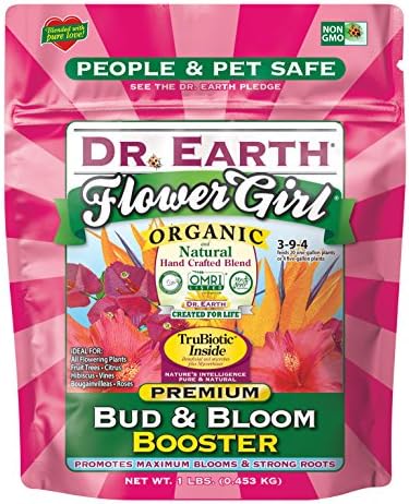 Dr. Earth 70792 1 lb 3-9-4 MINIS Flower Girl Fertilizer