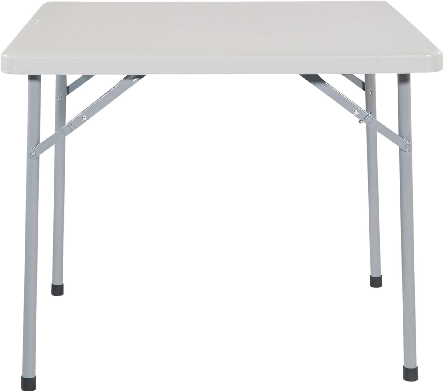 Office Star Resin Sqaure Multipurpose Table with Collapsible Legs, Indoor Outdoor Use for Banquets, Picnics, and Parties, 36 Inch, Square