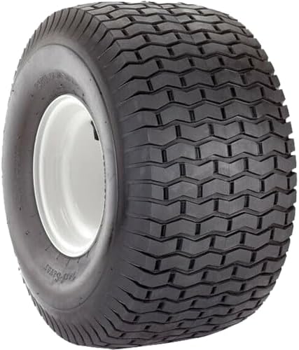 Carlisle Turf Saver Lawn & Garden Tire - 23X9.50-12 | Lawn Mower & Garden Tractor All Season Traction 77A3 Rated 2 Ply Bias Construction Black Sidewall Tire
