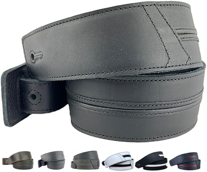 The Original Straight Up Full Grain Padded Leather Guitar Strap - For Electric, Acoustic and Bass Guitars