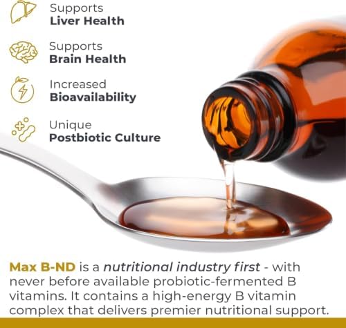 Premier Research Labs Max B-ND Liquid Vitamin - B-Complex for Liver & Brain Health, Liquid Drops for Energy, Immune & Adrenal Support for Men & Women
