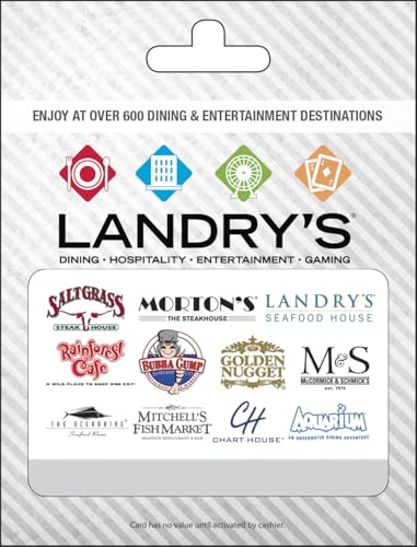 LANDRY'S Physical Gift Card | Multi-Brand
