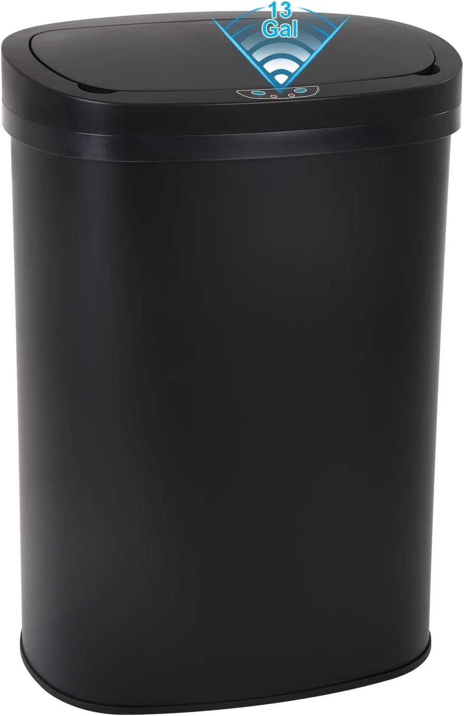 Kitchen Trash Can | Stainless Steel 13 Gallon Trash Can | 50L Touch Free Garbage Can with Lid | Electronic Sensor High Capacity Trash Bin for