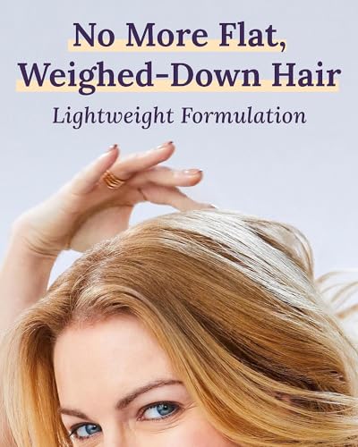 Keranique Volumizing Keratin Conditioner for Thinning Hair, Hair Regrowth | Keratin Amino Complex, Free of Sulfates, Dyes and Parabens, 8 Fl Oz | Volumizes Hair