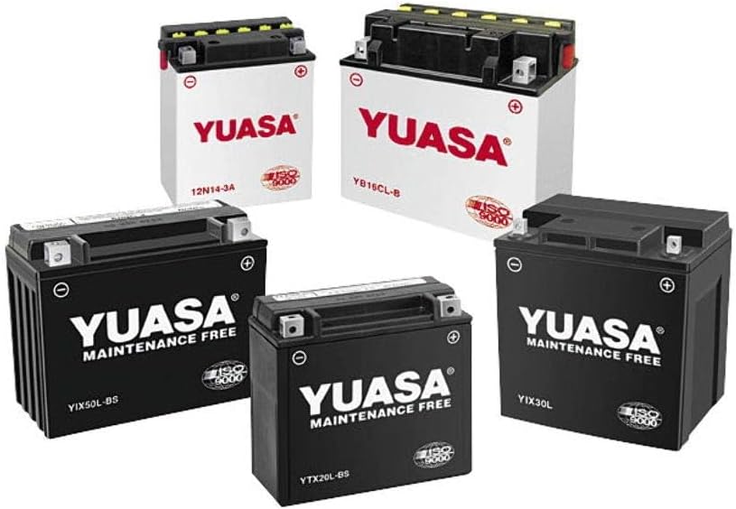 Yuasa YUAM320BS YTX20L-BS Maintenance Free AGM Battery with Acid pack