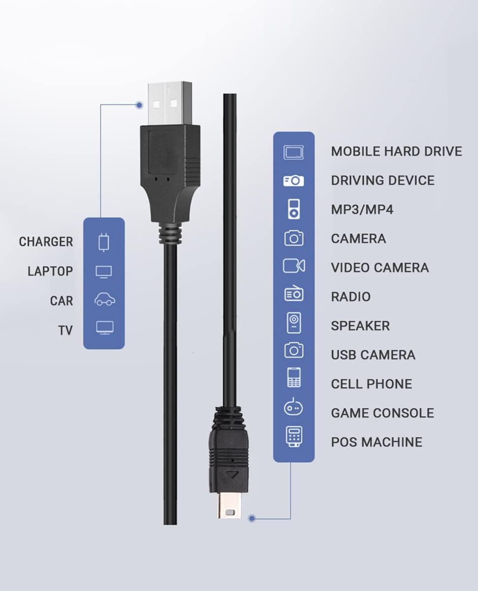 3Ft Charger Cable Wall Power Charger Adapter for Texas Instruments TI-84 Plus CE Graphing Calculator Texas Instruments TI-84 Plus C Silver Edition