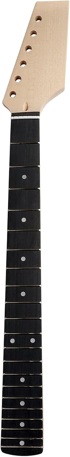 DIY Electric Guitar Kit Beginner Kit Right Handed Basswood Body | Hard Maple Neck, Engineered Wood Fretboard, 6 String, Build Your Own Guitar