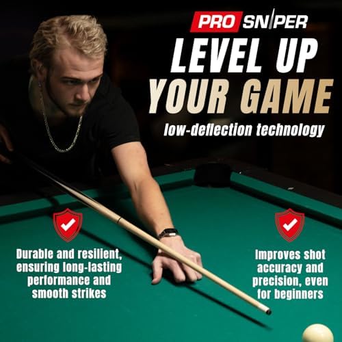 Prosniper Premium Pool Sticks Set of 4 | 58-Inch