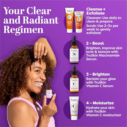 TruSkin Niacinamide Serum for Face with Hyaluronic Acid & Aloe, 1 fl oz