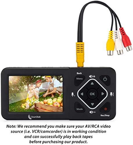 ClearClick HD Video Capture Box Ultimate - Capture and Stream Video from HDMI, RCA, VHS, VCR, DVD, Camcorders, Hi8