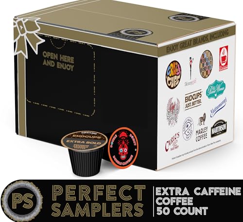 Perfect Samplers Coffee, Tea, Cider,Cappuccino For Keurig K Cups Brewers, Mix 40 Count