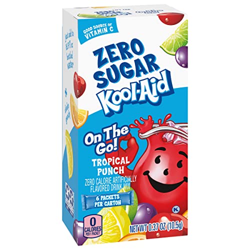 Kool-Aid Sugar-Free Tropical Punch On-The-Go Powdered Drink Mix 6 Count