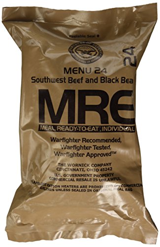 Southwest Beef and Black Beans MRE Meal - Genuine US Military Surplus Inspection Date 2020 and Up | MRE Meal | Ready-to-Eat Shelf-Stable Meal | MRE