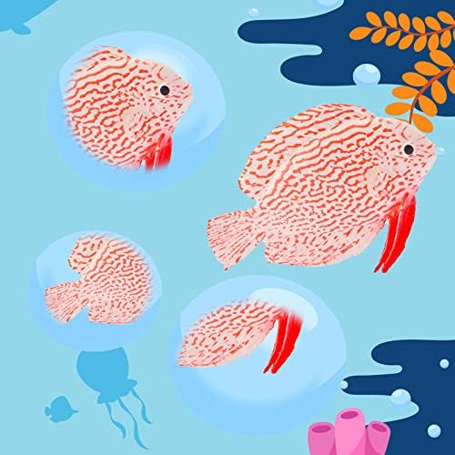 GOOTRADES 3Pcs Artificial Floating Fish for Aquarium Decor | Glowing Effect, Real Looking, Fake Moving Fish for Tank