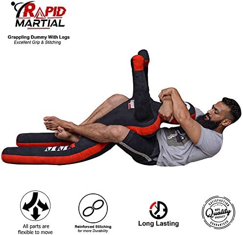 MMA Grappling Submission Dummy Also for Judo Karate Krav MAGA Police & SELF Defence Training.- UNFILLED 6 Feet