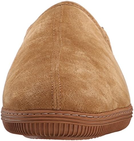 Lamo Men's Romeo Slip-on Shoe, Suede, Chestnut