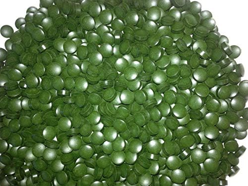 Raw Power Chlorella Tablets (2500 Count, 625g), Cold-Pressed, 100% raw and Pure, from Organics