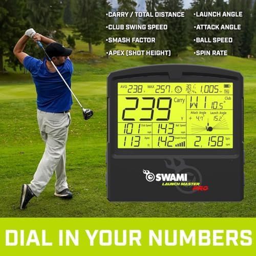 Izzo Golf Swami Launch Master Pro Golf Launch Monitor