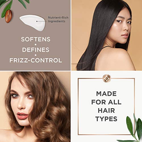 Argan Magic Nourishing Hair Cream - Hydrates, Conditions, and Eliminates Frizz for All Hair Types | Seals in Shine | Paraben Free, (8.5 oz)