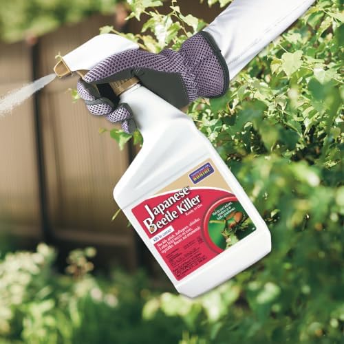Bonide Japanese Beetle Killer Ready-to-Use Spray, 32 oz | Indoor Outdoor Insecticide, Residential Use, Kills by Contact