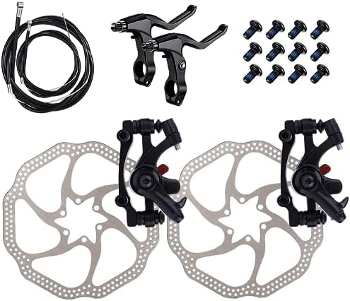 Bike Disc Brake Kit With Front and Rear Caliper、160mm Bike Rotor