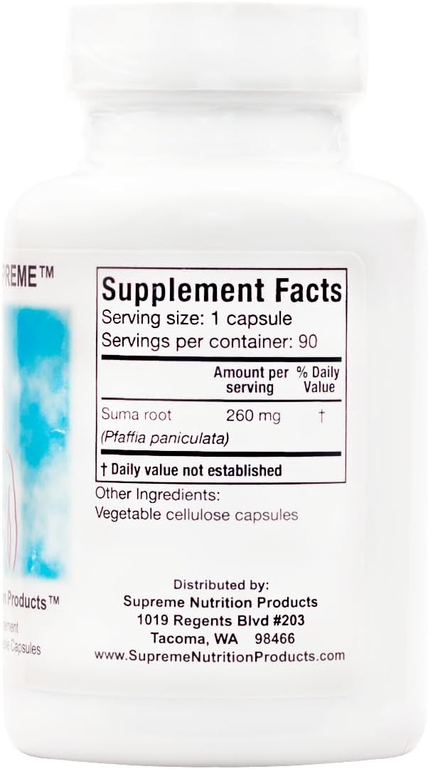 Supreme Nutrition Endo Supreme, 90 Pure Suma Root Vegetarian Capsules