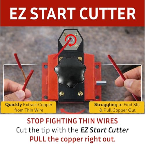Wire Stripping Machine, Drill Powered Benchtop Wire Stripper Machine for 18 AWG to 1-1/2" Cable, Large Cable Wire Stripper