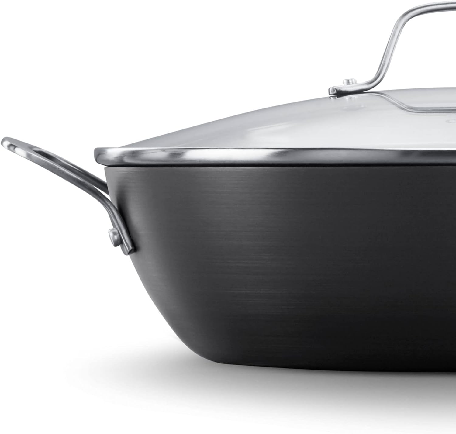 Calphalon 1943876 Classic Nonstick Sauce Pan with Cover, 2.5 quart, Grey