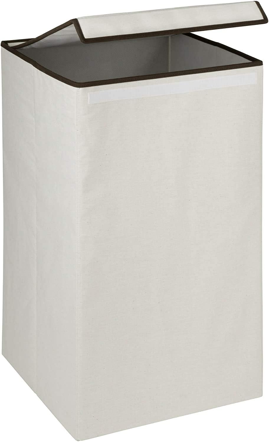 Honey-Can-Do Rectangular Collapsible Hamper with Lid, Natural