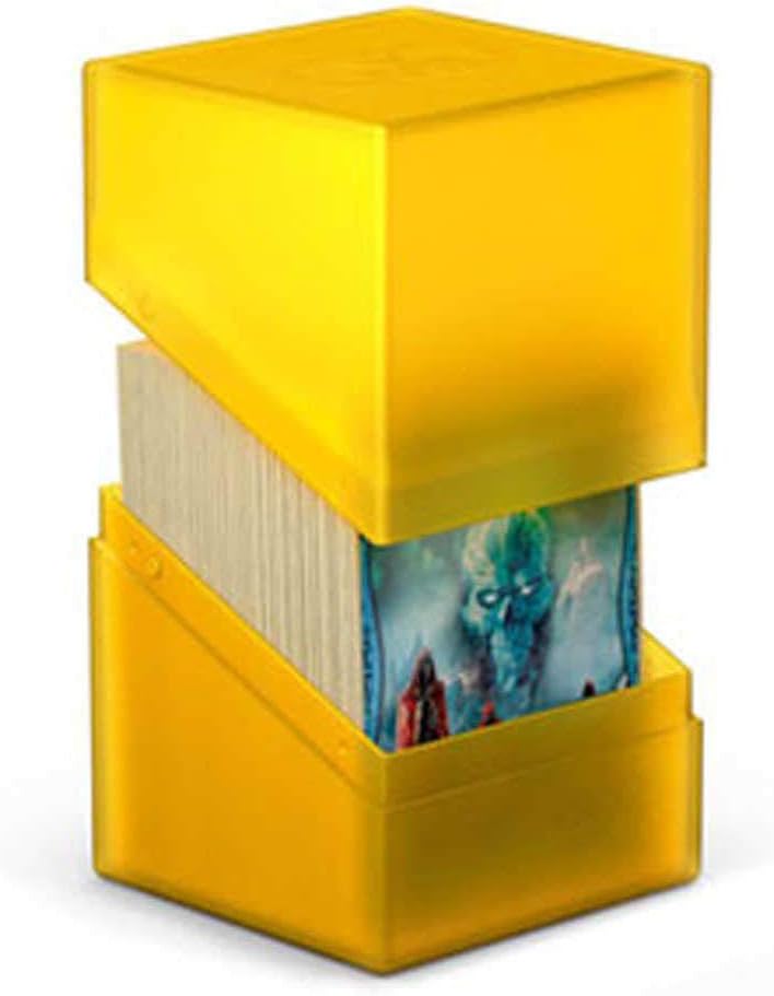 Ultimate Guard Boulder 100+ Classic, Deck Case for 100 Double-Sleeved TCG Cards, Emerald, Secure & Durable Storage for Trading Card Games, Soft-Touch Finish