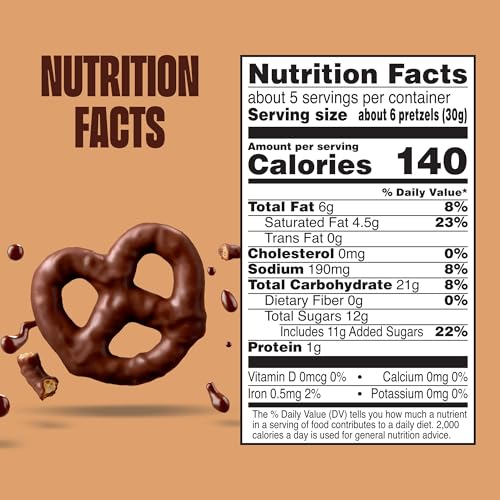 Glutino Chocolate Fudge Covered Pretzels, 5.5 Ounce (Pack of 1)