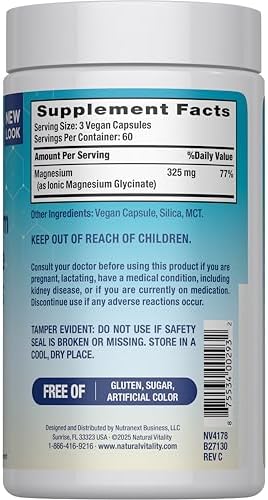 Natural Vitality Calm Magnesium Glycinate Capsules