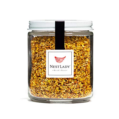 NESTLADY Osmanthus Flower Tea, Dried Golden Osmanthus, 30g