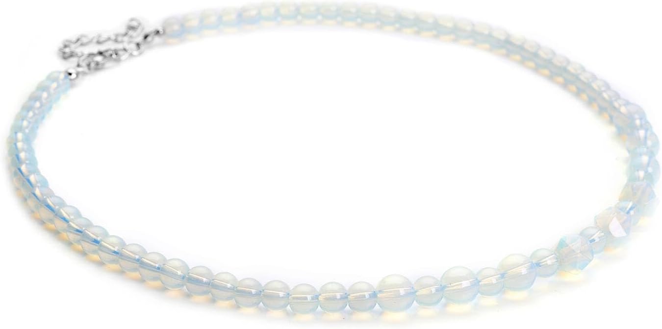 SHOP LC DELIVERING JOY Mix Gemstones Beaded Necklace for Women Jewelry Size 18-20" Birthday Gifts for Women