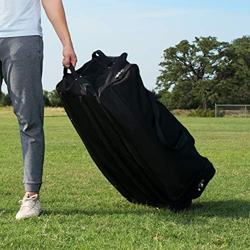 Champion Sports Wheeled Equipment Bag – Large Rolling Sports Gear Bag for Baseball, Football & Travel