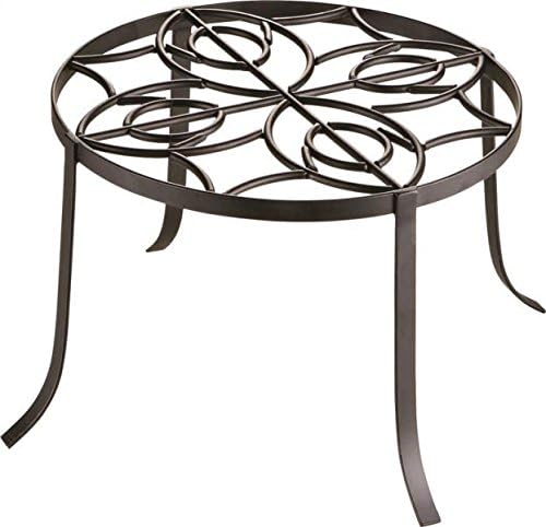 Rocky Mountain Goods Planter Stand 12” - Extra Strength Wrought Iron - Outdoor / Inside use - Can hold 200 pounds - Rust proof - Pot holder has
