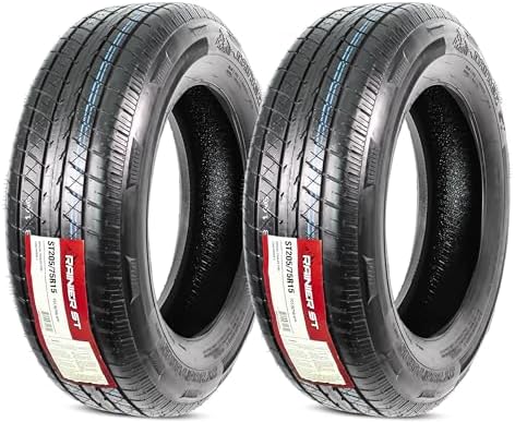 eCustomrim 2-Pack ST205/75R15 DEEP TREAD Radial Trailer Tire Load Range D