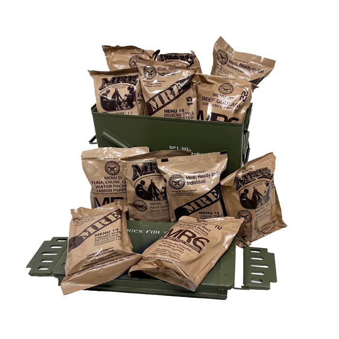 US Military Meals Ready to Eat (MRE 1 random case of 12