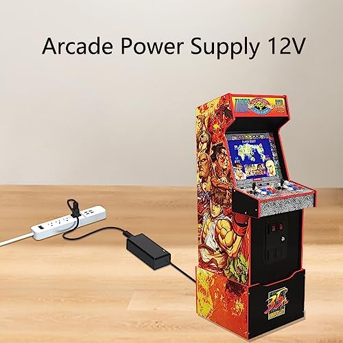 12V5A Power Cord for Arcade1up Game Machine Arcade 1up All Riser Cocktail Table RYJ0136PAU0 RYJ0136PAU1 RYJ0136PAU2 RYJ0136PAU3 RYJ0136PAU4