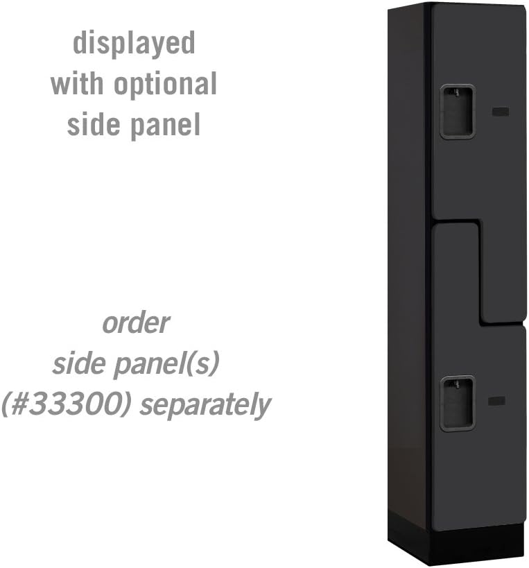 Salsbury Industries Double Tier 'S' Style Designer Wood Locker, Mahogany, 5' 3" x 15"