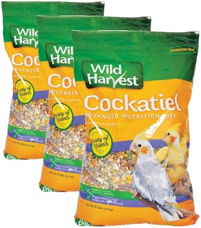 Wild Harvest WH-83541 Wild Harvest Advanced Nutrition Diet for Cockatiels, 4.5-Pound