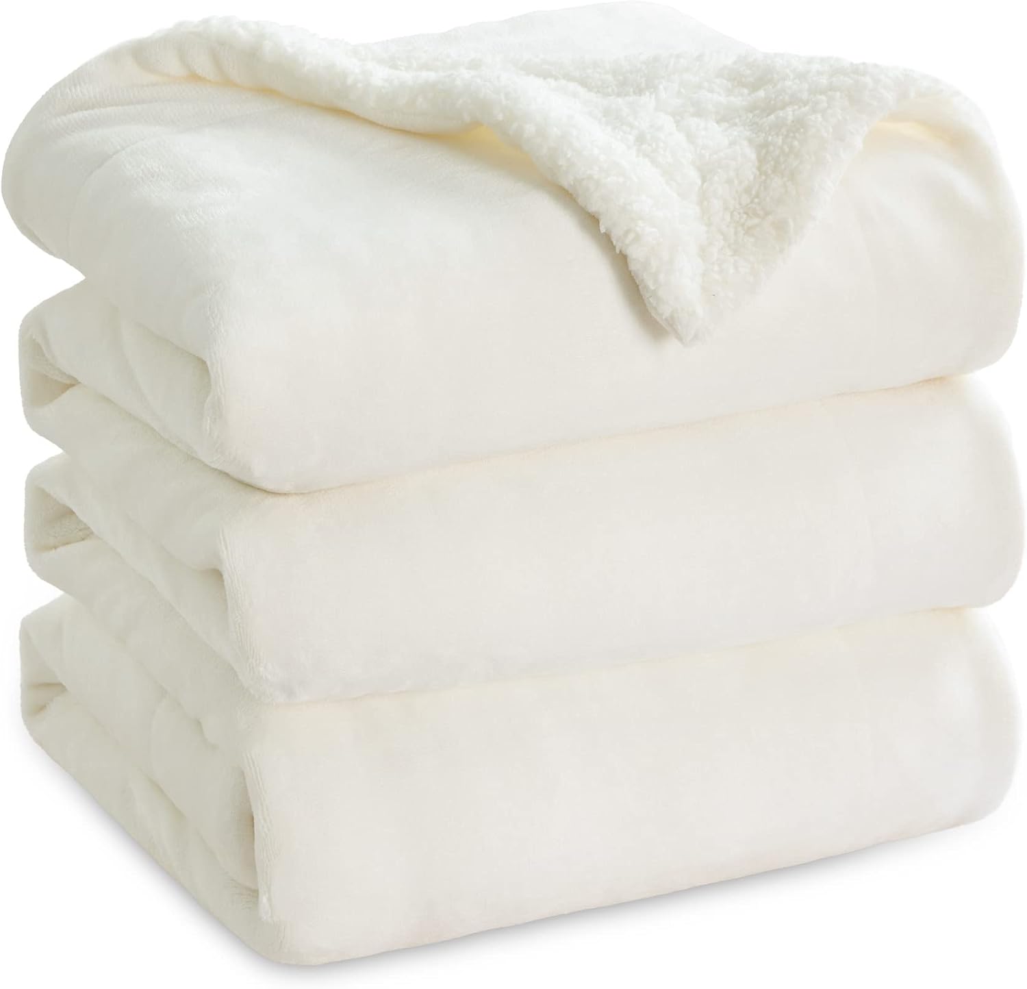 Bedsure GentleSoft Sherpa Fleece Throw Blanket for Couch, Non-Heated, Thick & Warm Cozy Blanket for Winter Fall, Soft Fuzzy Plush Throw Gifts for Women and Men, Grey, 50x60 Inches