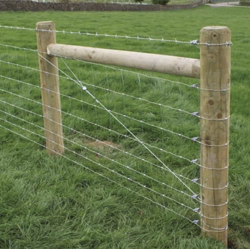 Gripple GPAK4 Fence Post Bracing Kit for Wooden or Metal Posts (16.5' ft Cable and GP Large Joiner) (5)
