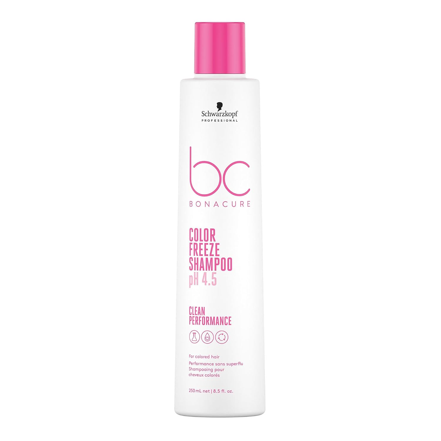 BC BONACURE pH 4.5 Color Freeze Micellar Silver Shampoo, 33.8-Ounce