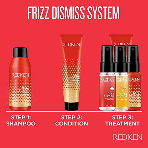 Redken Frizz Dismiss Rebel Tame Heat Protective Leave-In Cream For Frizzy Hair - Protects Hair Against Frizz