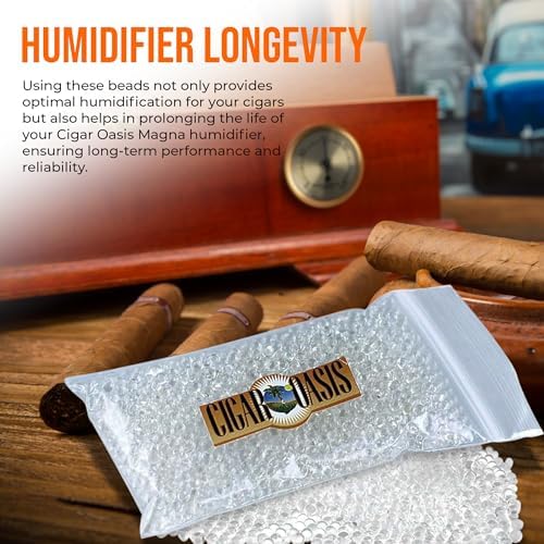 Cigar Oasis Magna Refill Water Beads - Optimal Humidor Solution for Stable Humidity, Compatible with Magna 3.0 and Older Models