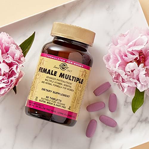 Solgar Female Multiple, 120 Tablets, Multivitamin, Mineral & Herbal Formula | For Women, Advanced Phytonutrient - Vegan, Gluten Free, Dairy Free