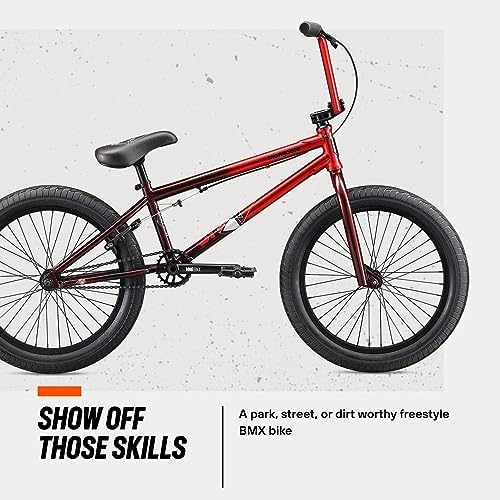 Mongoose Legion Freestyle BMX Bike for Advanced-Level or Professional Riders, Adult Men Women, 4130 Chromoly Frame