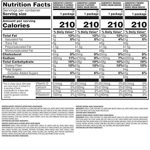 Sun Chips Variety Mix Box (30 Bags)